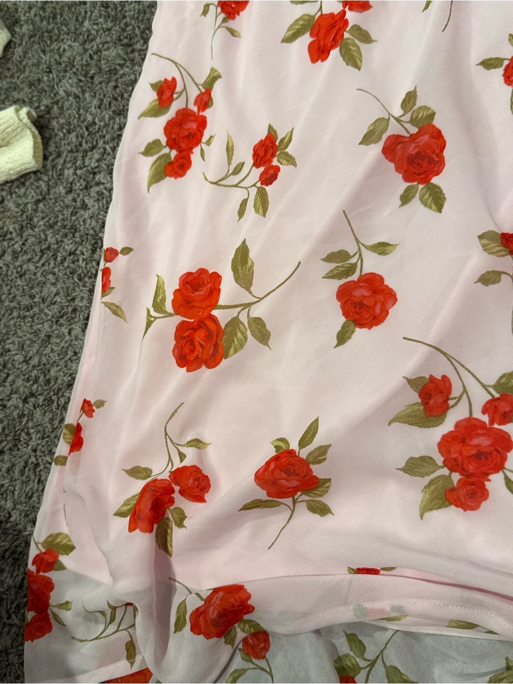 🥗wild fable Pink Floral One-Shoulder Maxi Dress - Picture 2 of 7